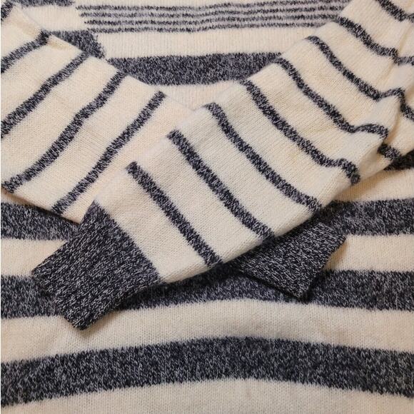 🩶 VTG 80s Wool Sweater – Men’s L – Gray/Ivory Diamond Knit Crewneck – Geometric - Picture 4 of 7